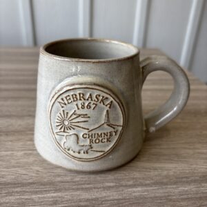 Chimney Rock Light Brown / Bark Glazed Coffee Mug